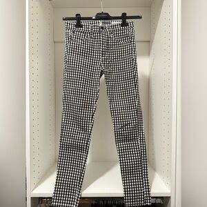 Rag & Bone Monochrome Gingham Pants
